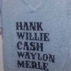 Short Sleeved V Neck T Shirt